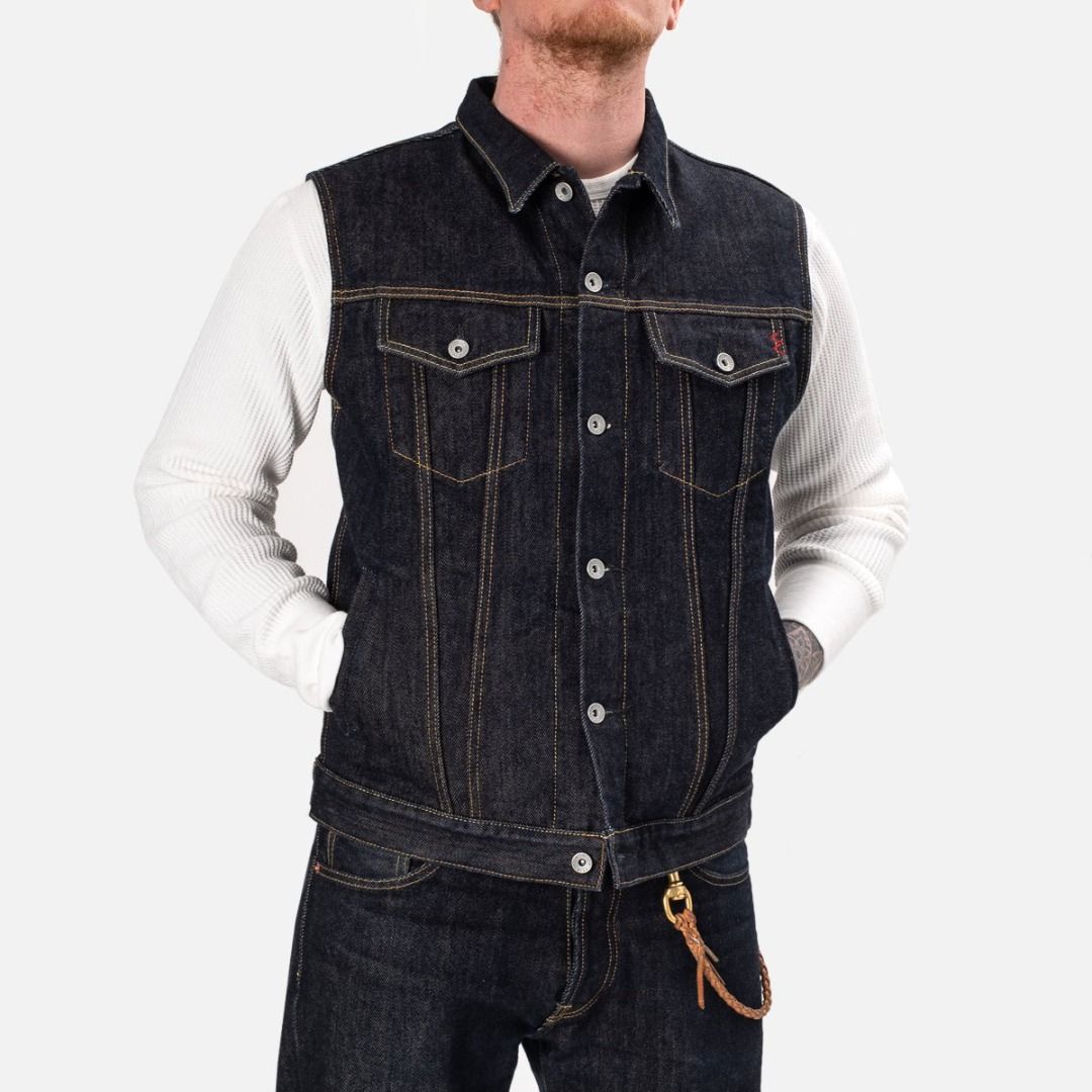 Iron heart denim vest 2025