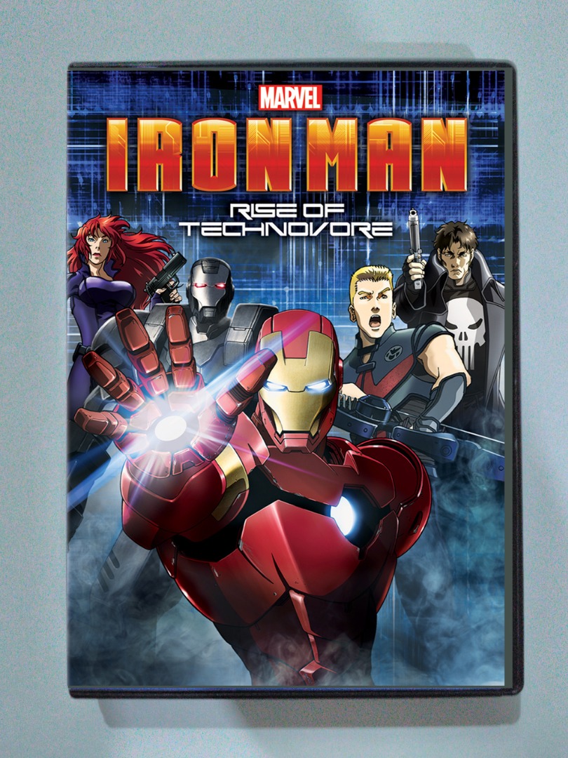 IRONMAN RISE OF TECHNOVORE (2013) ANIMATED ANIME MOVIE DVD, Hobbies