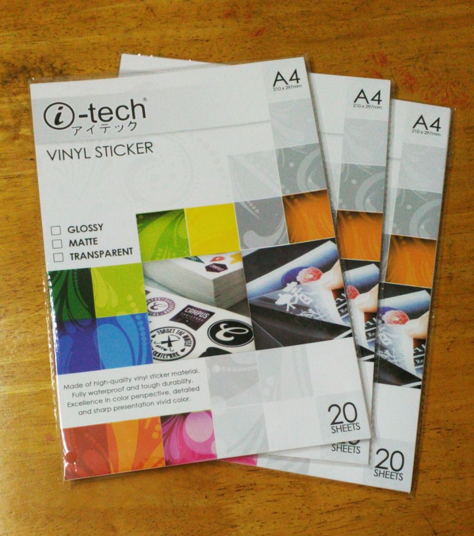 i-Tech Waterproof Printable Vinyl Sticker, Looking For on Carousell