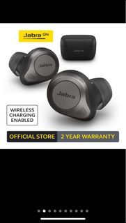 Jabra Elite 85t - Jabra Advanced Active Noise Cancelling True Wireless Earbuds (Wireless Charging Enabled)
