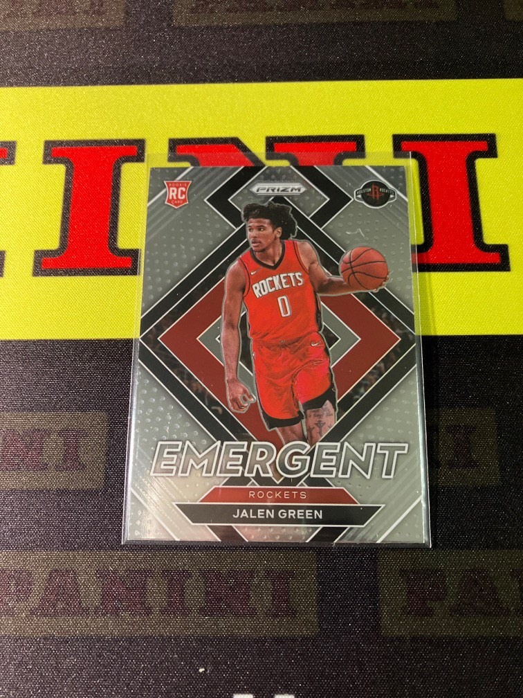 Jalen Green Houston Rockets 0 Panini Prizm Rookie Emergent RC 新人