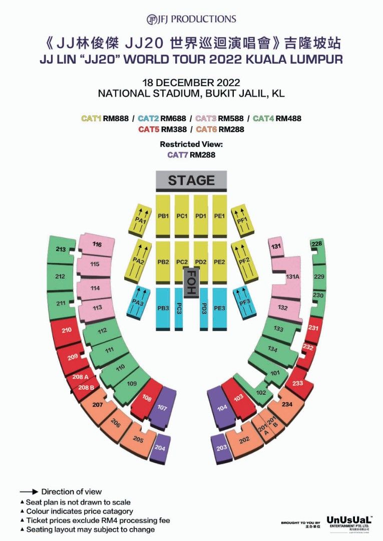 JJ LIN WORLD TOUR, Tickets & Vouchers, Event Tickets on Carousell