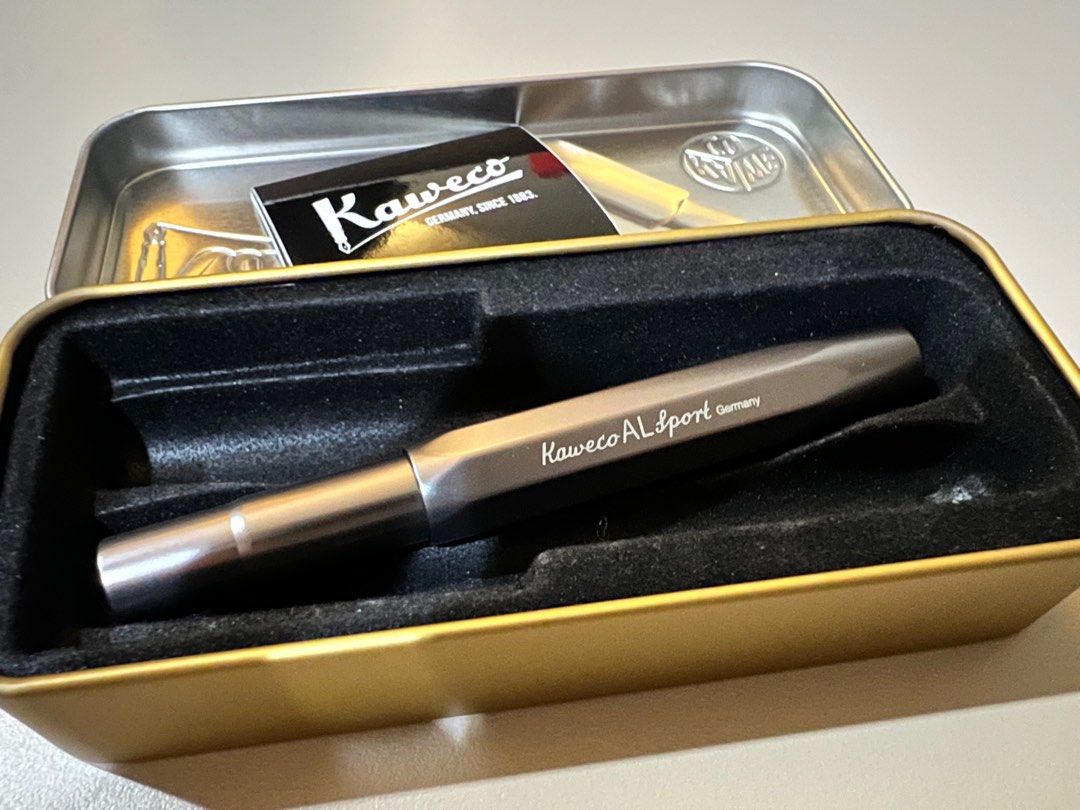 KAWECO AL SPORT FOUNTAIN PEN -ANTHRACITE (M), Hobbies & Toys, Stationery &  Craft, Stationery & School Supplies on Carousell