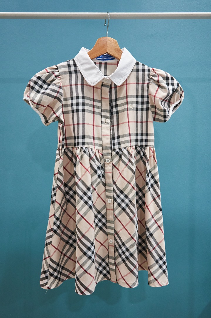 KIDS BURBERRY VINTAGE BLUE LABEL DRESS Babies Kids Babies