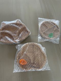 Kids wooden plates