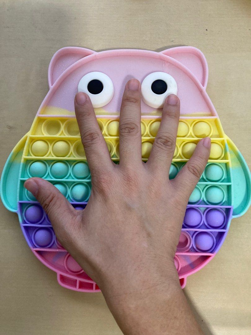 Large Owl Pop It / Fidget Toy, Hobbies & Toys, Toys & Games on Carousell