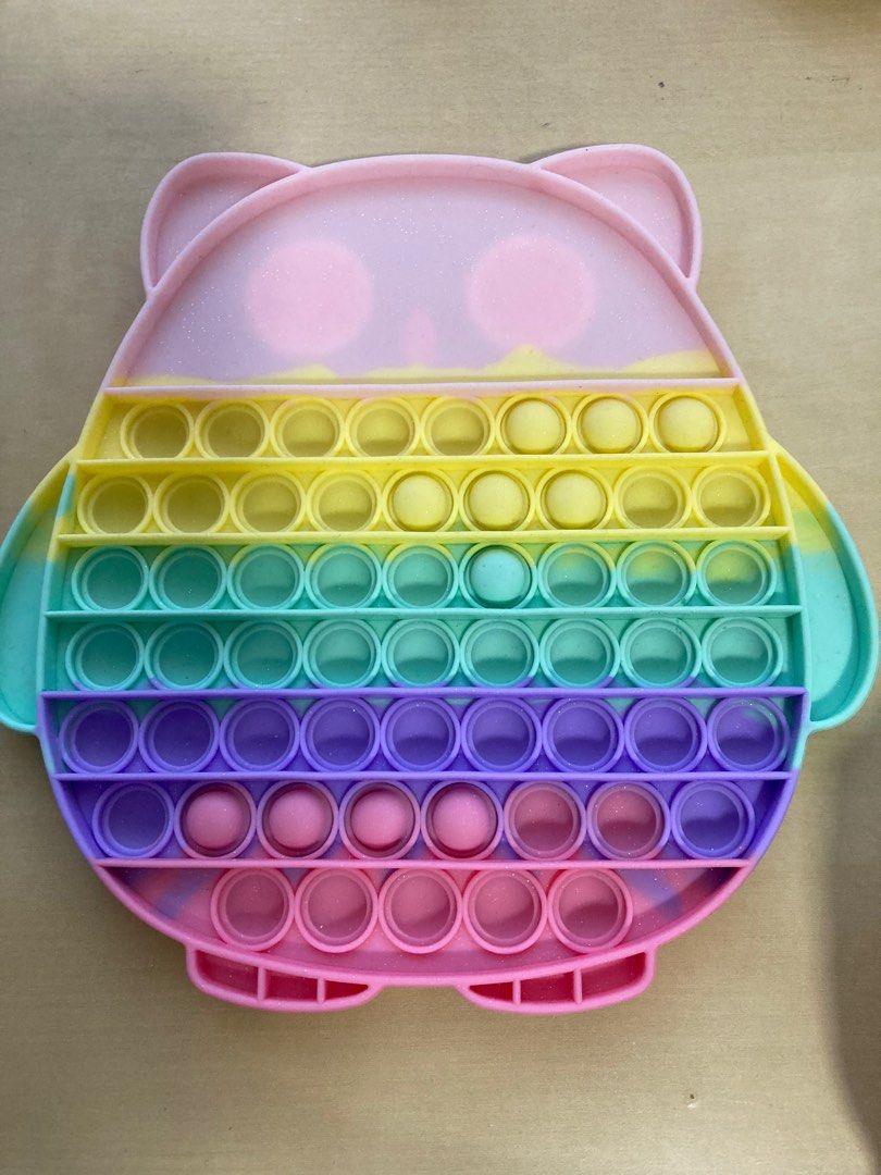 Large Owl Pop It / Fidget Toy, Hobbies & Toys, Toys & Games on Carousell