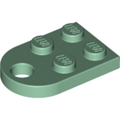 LEGO Parts 3176 Coupling Plate 2x2 Sand Green 6278542