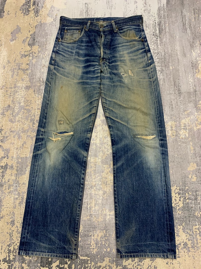 Levis 702 xx LVC Big E Buckle Back jeans, Men's Fashion, Bottoms