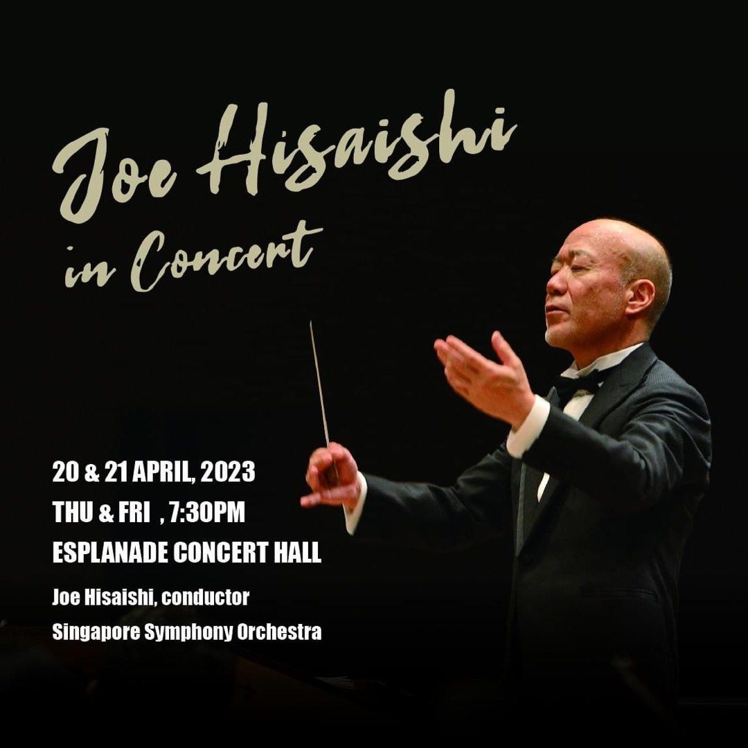 [LF] 1x Joe Hisaishi Concert Ticket 2023, Tickets & Vouchers, Event
