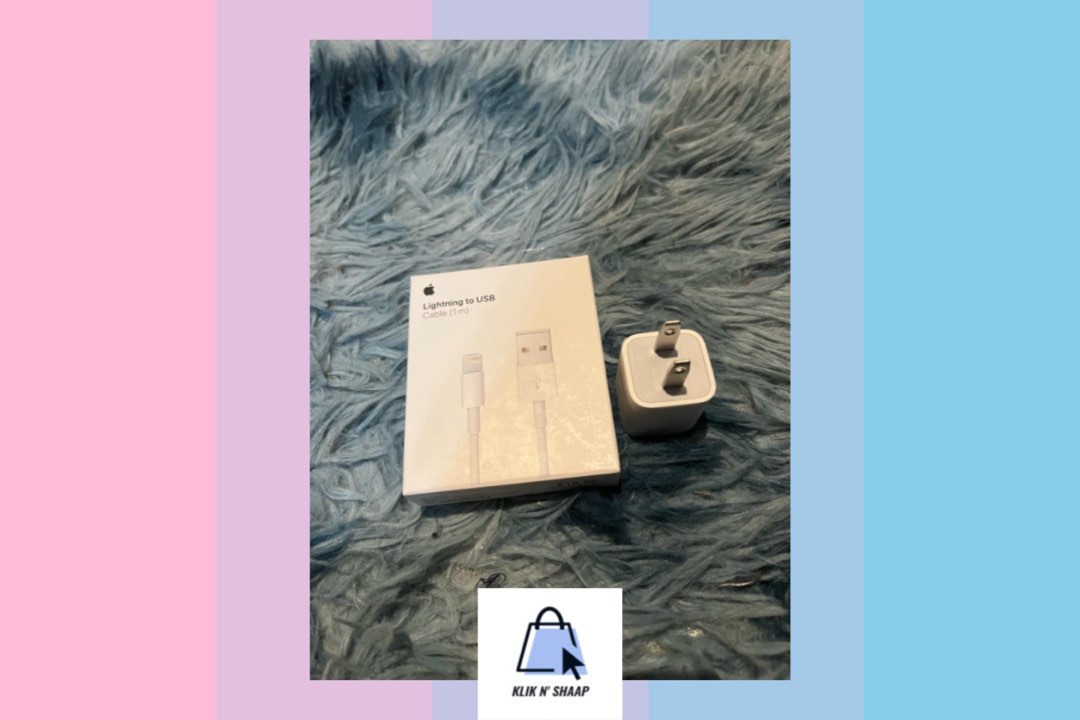 Lightning Cable and Adapter, Computers & Tech, Parts & Accessories, Chargers on Carousell