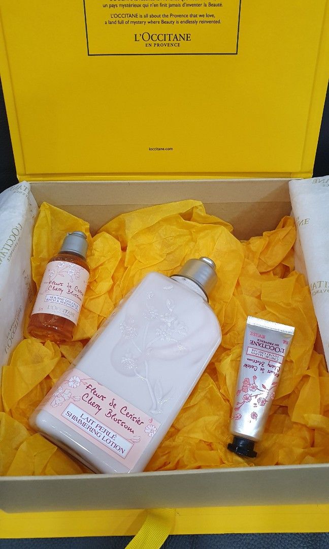 Loccitane Cherry Blossom set, Beauty & Personal Care, Bath & Body, Bath