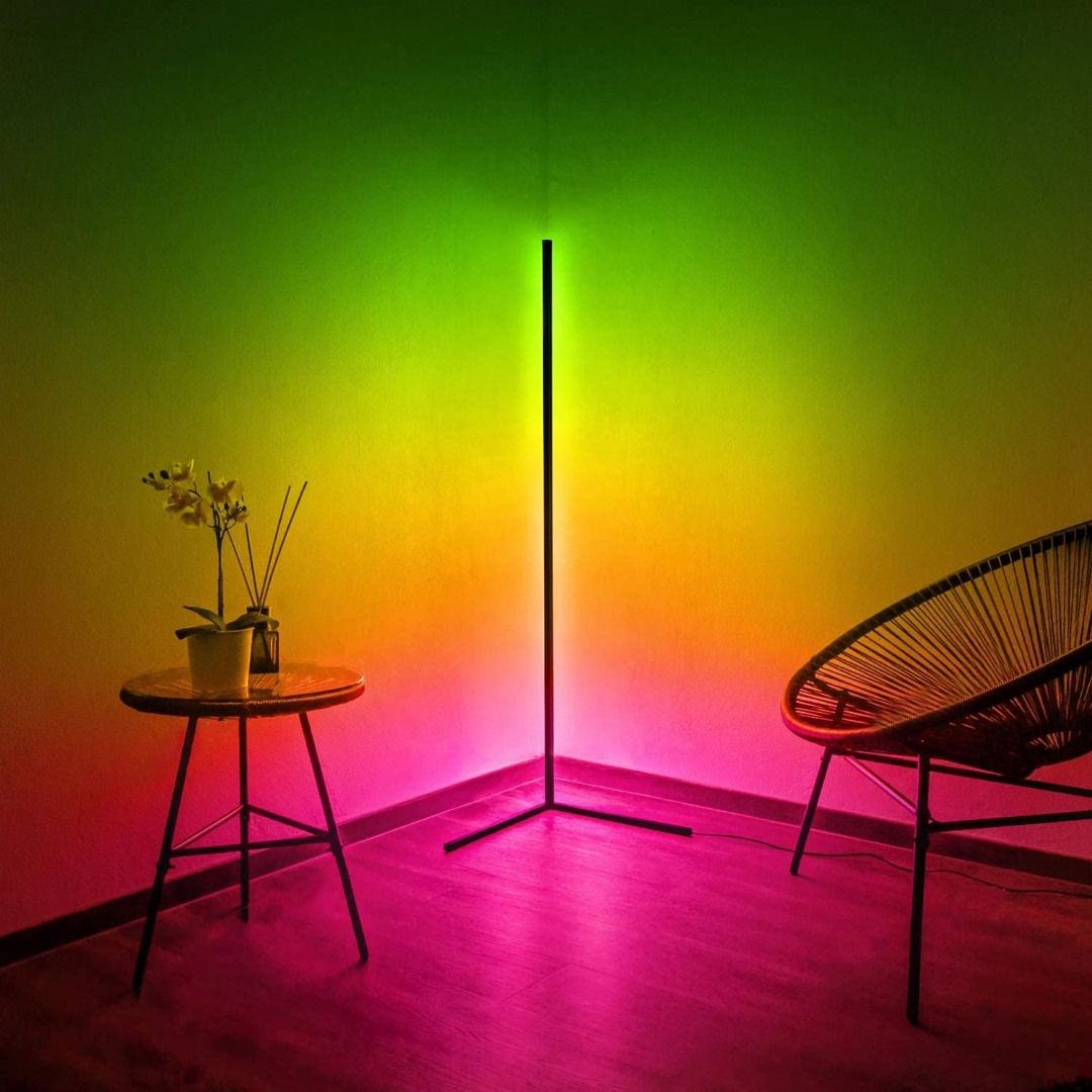 image.title LOEFME Floor Lamp Modern Minimalist Nordic Decoration Home Floor Lamps RGB  Color Changing Dimming Standing Lamp for Living Room Night Light Gaming