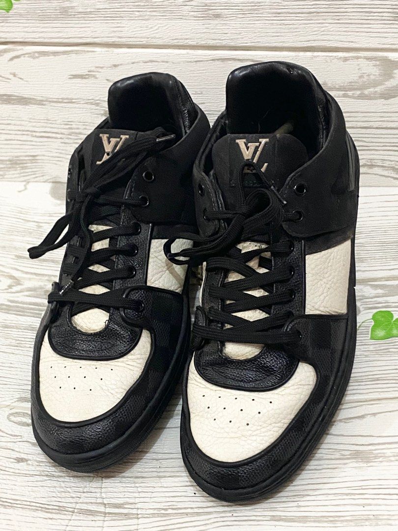 Louis Vuitton lv sneakers graphite grey authentic size 7 fit 40