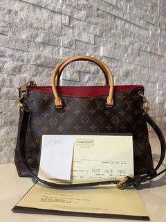 Preloved Louis Vuitton Pallas MM Crossbody Bag SD3143 022623