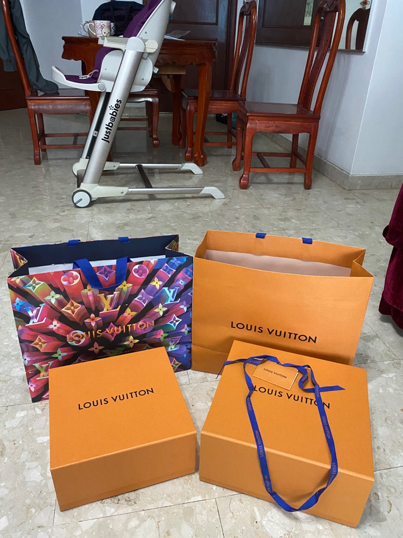 Louis Vuitton Box Set Authentic Dustbag Paperbag Gift Card Envelope,  Women's Fashion, Bags & Wallets, Purses & Pouches on Carousell