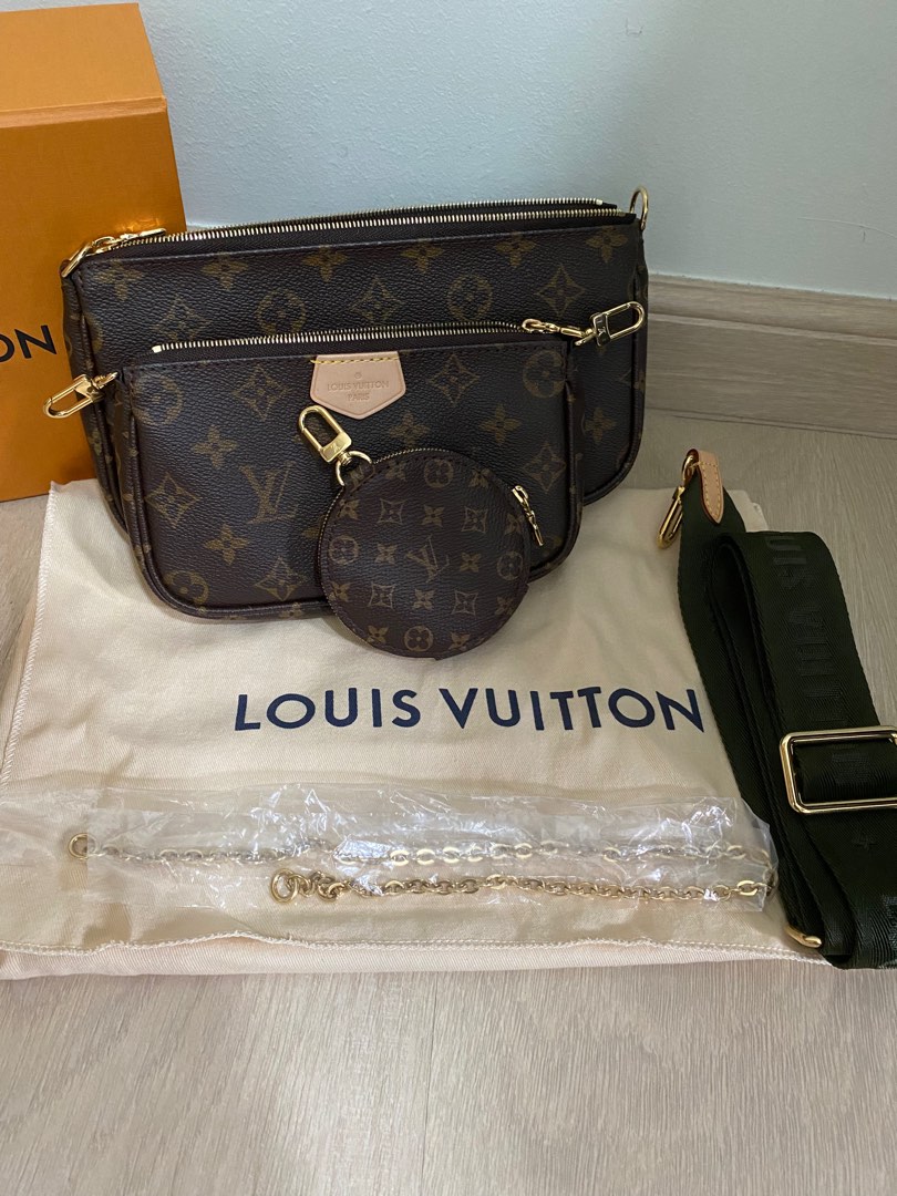 BRAND NEW FULL SET) LV 5 in 1 MULTI POCHETTE, Luxury, Bags & Wallets on  Carousell