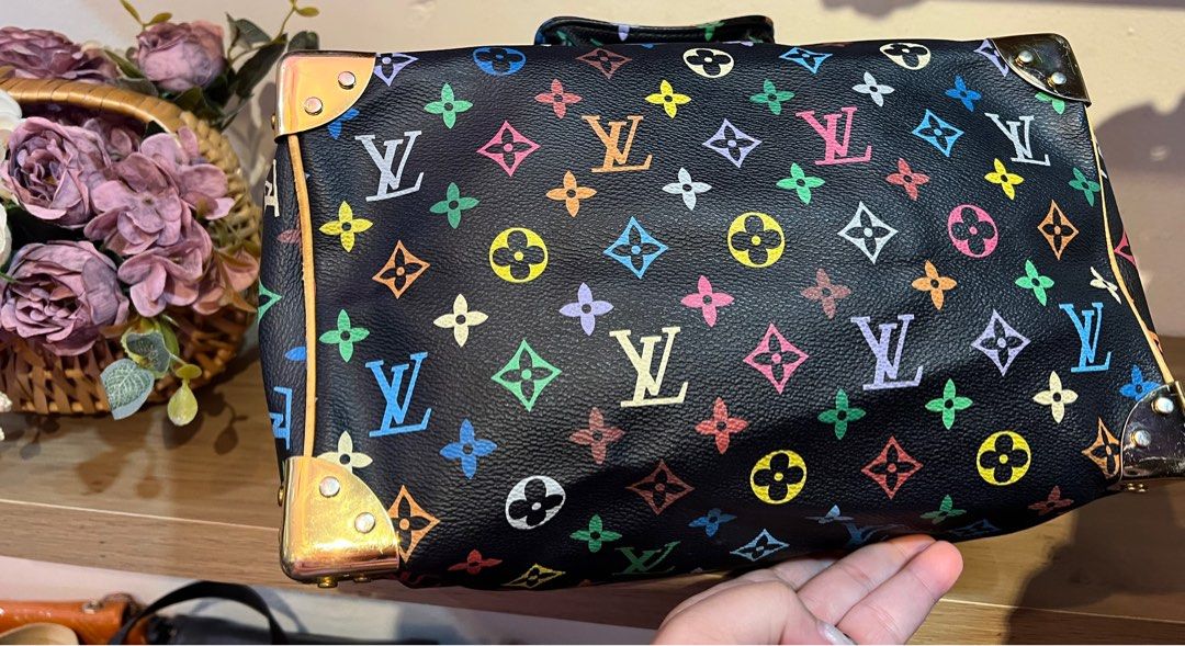 ✓LV Louis Vuitton Black Multi color Speedy 30 Doctors Bag, Luxury, Bags &  Wallets on Carousell
