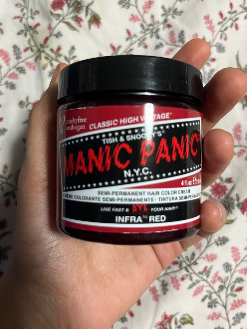 Manic Panic Infrared Hair Dye, Beauty & Personal Care, Hair on Carousell