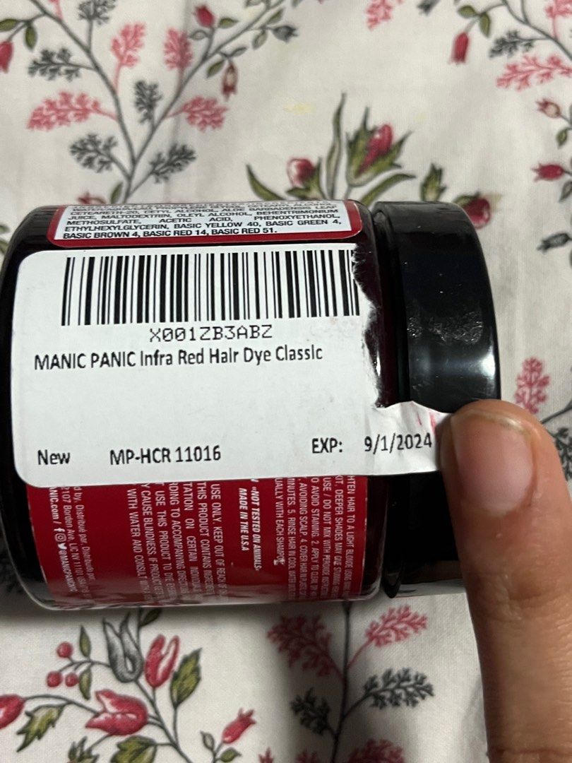 Manic Panic Infrared Hair Dye, Beauty & Personal Care, Hair on Carousell