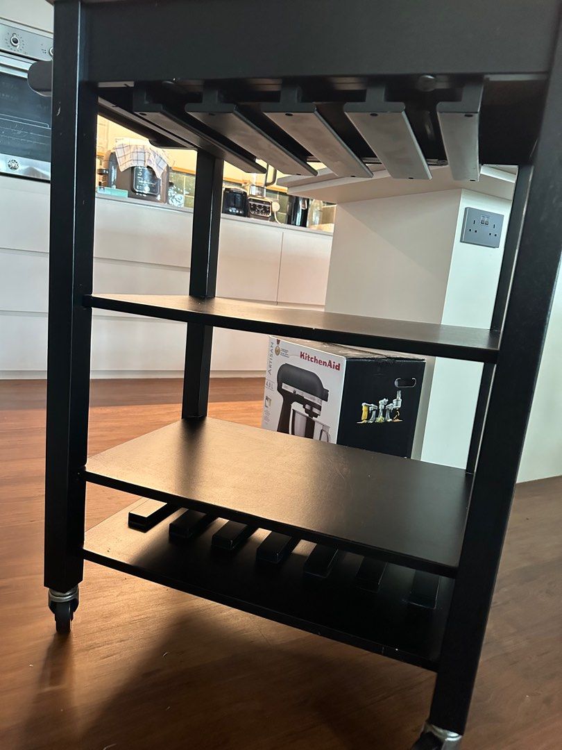 Marble top Bar Cart, Furniture & Home Living, Kitchenware & Tableware