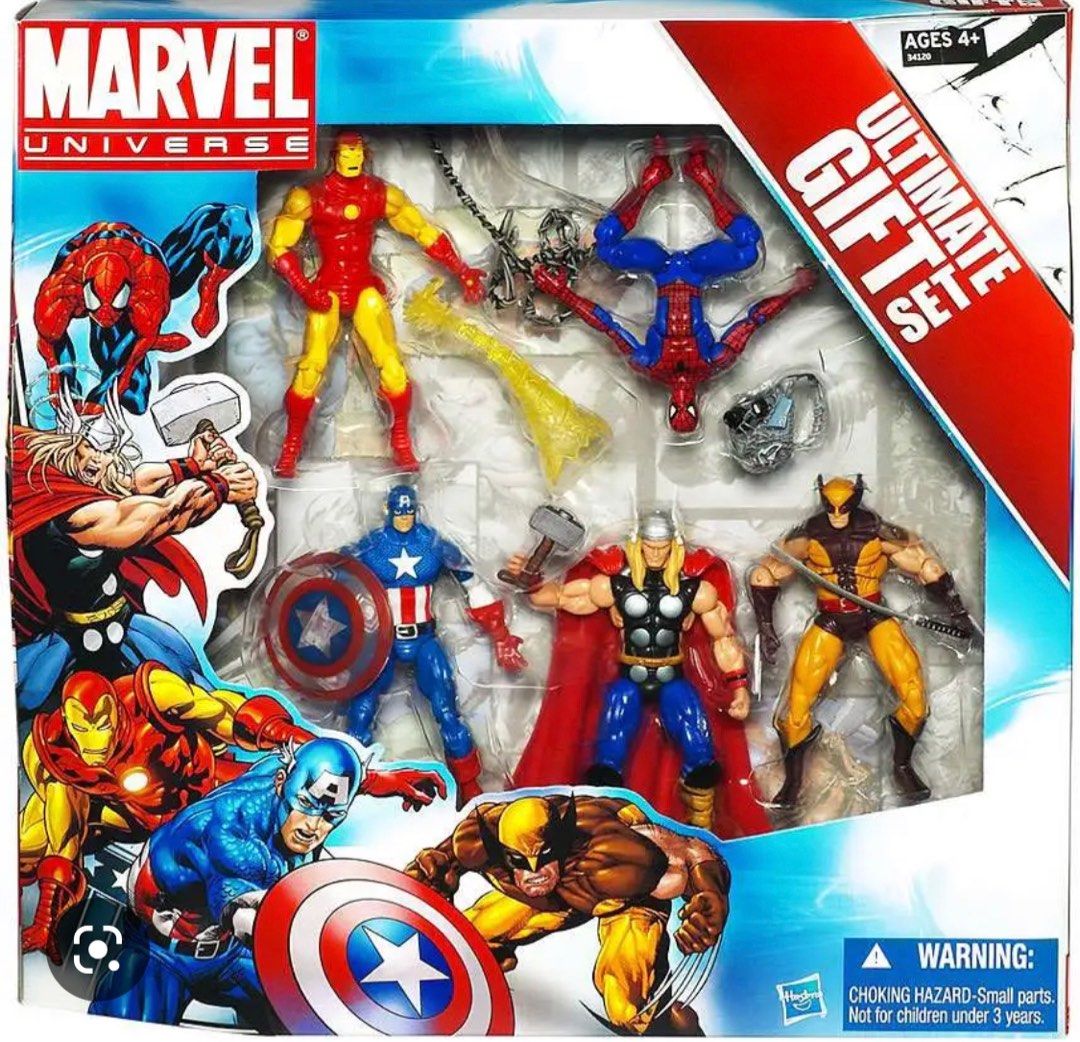 Marvel Universe Avengers Ultimate Gift Set Action Figure 5Pack [Spider