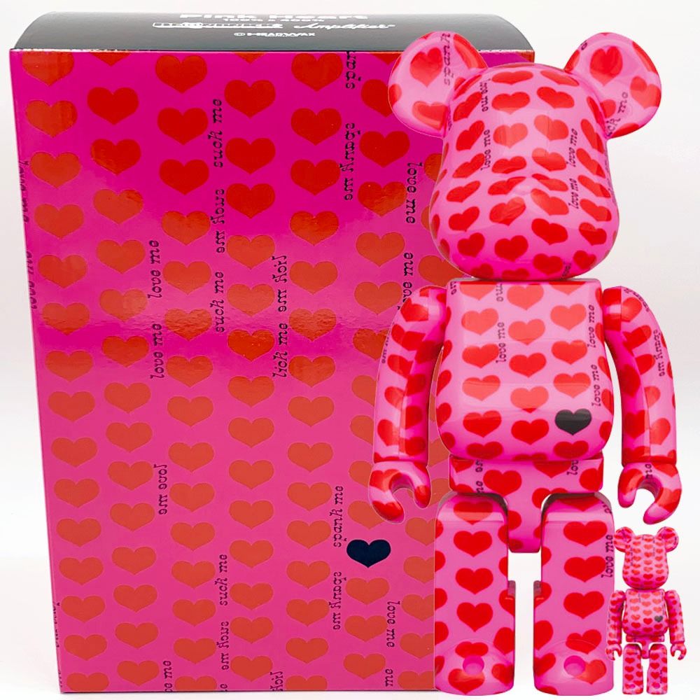 Medicom Toy Be@rbrick Bearbrick X-JAPAN HEADWAX Hide Pink Heart