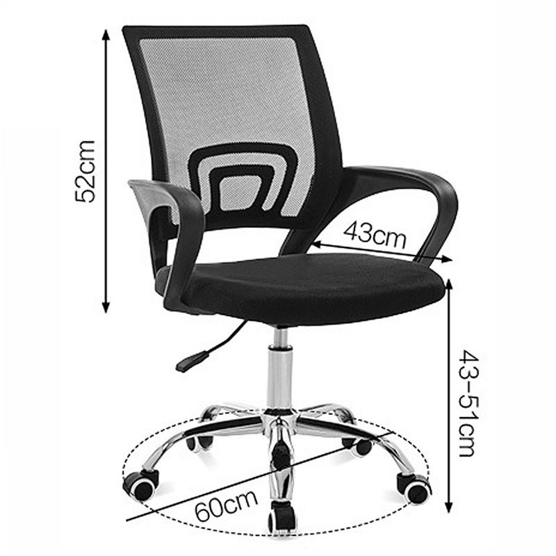 Mesh Office Chair Free Installation Study chair Computer chair