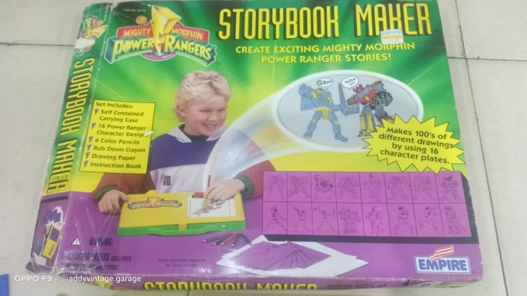 Mighty Morphin power rangers storybook maker 1994, Hobbies & Toys ...