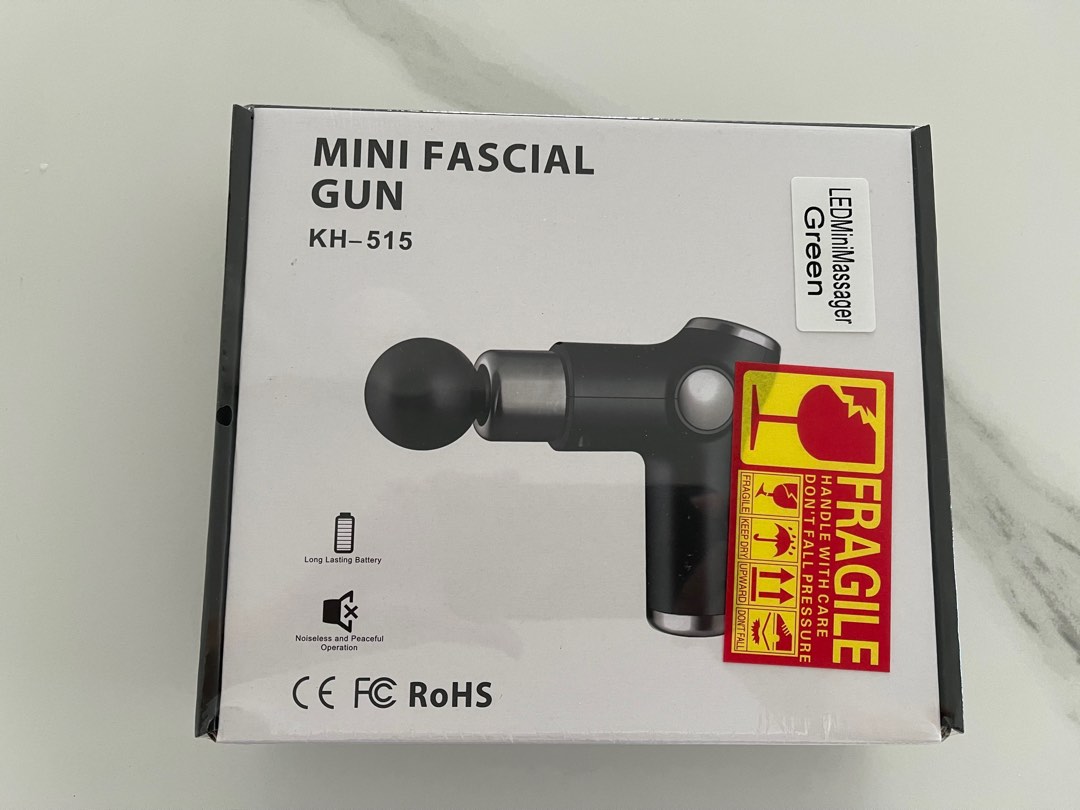 Mini Facial Gun, Health & Nutrition, Massage Devices on Carousell