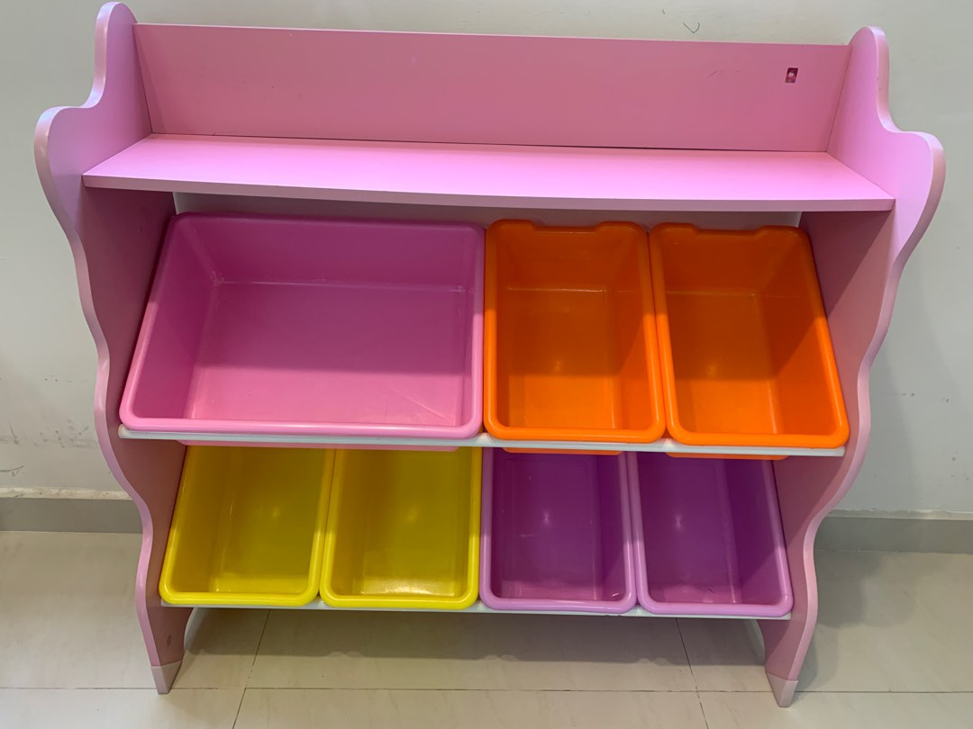 Minnie Mouse Toy Storage Rack, Furniture & Home Living, Furniture