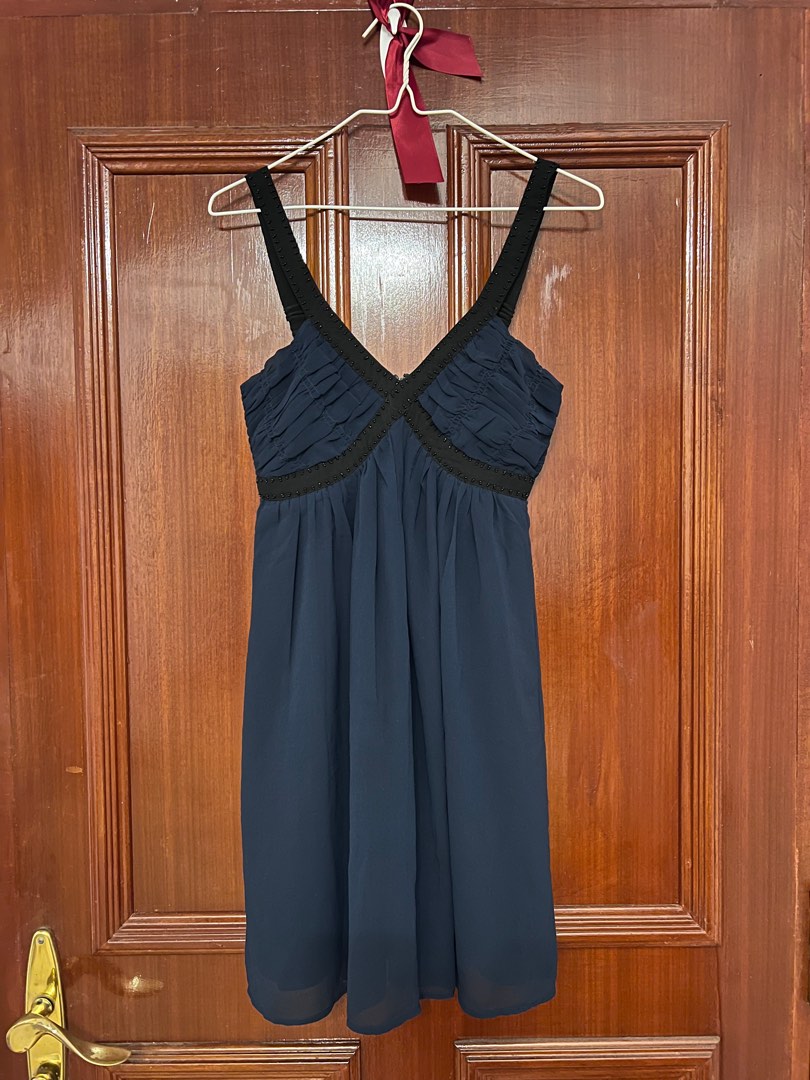 Cori Cocktail Dress - Dusty Navy main image 1