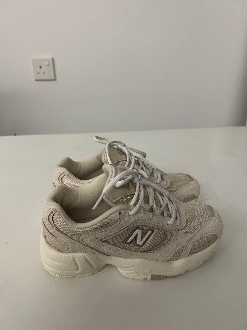 New balance WX452RM | BEIGE, Women's Fashion, Footwear, Sneakers