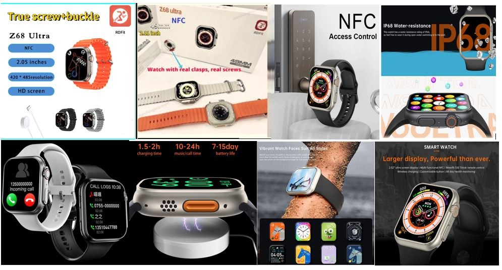 smart watch z68 ultra