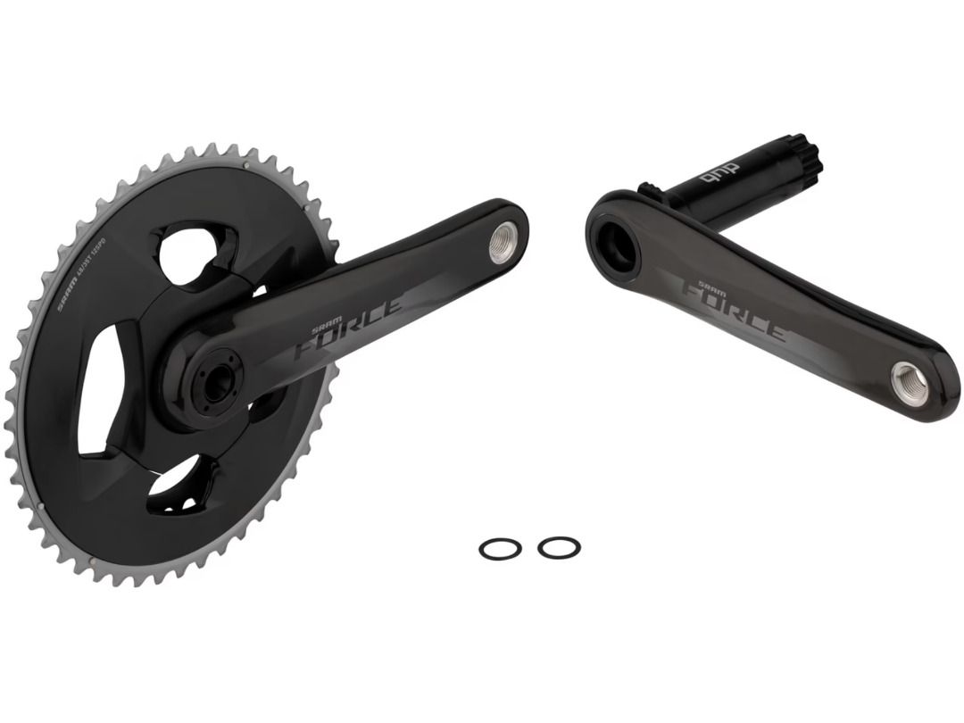 New Stock] SRAM Force eTap AXS DUB 2x Crankset 12-speed Carbon