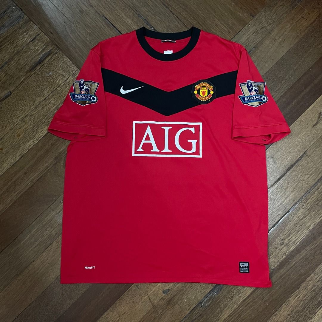 Nike Manchester United AIG Valencia Soccer Jersey Men s
