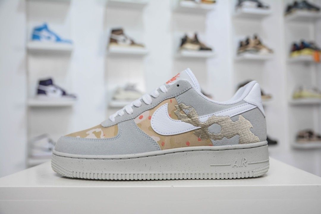 Dirección Transitorio Viaje Nike Air Force 1 Low '07 LX “Embroidered Desert Camo” (W)(2021) DD1175-001,  Men's Fashion, Footwear, Sneakers on Carousell