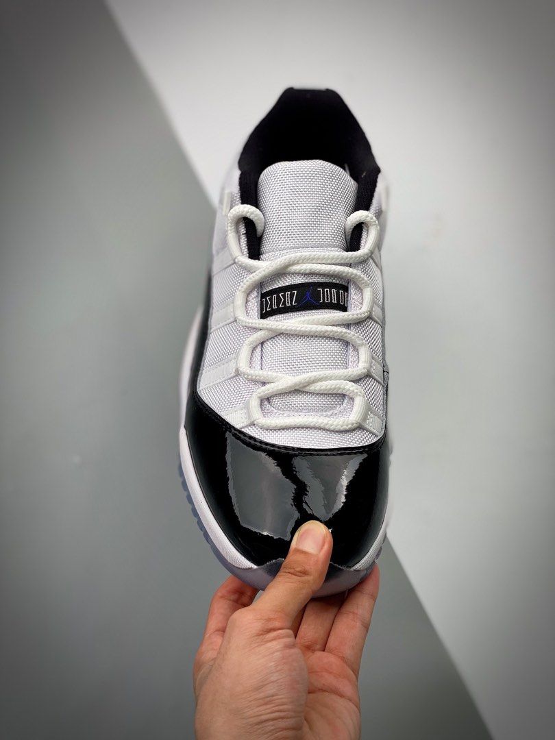Jordan 11 hot sale concord low grey