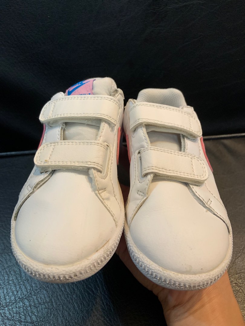 nike court royale white blue