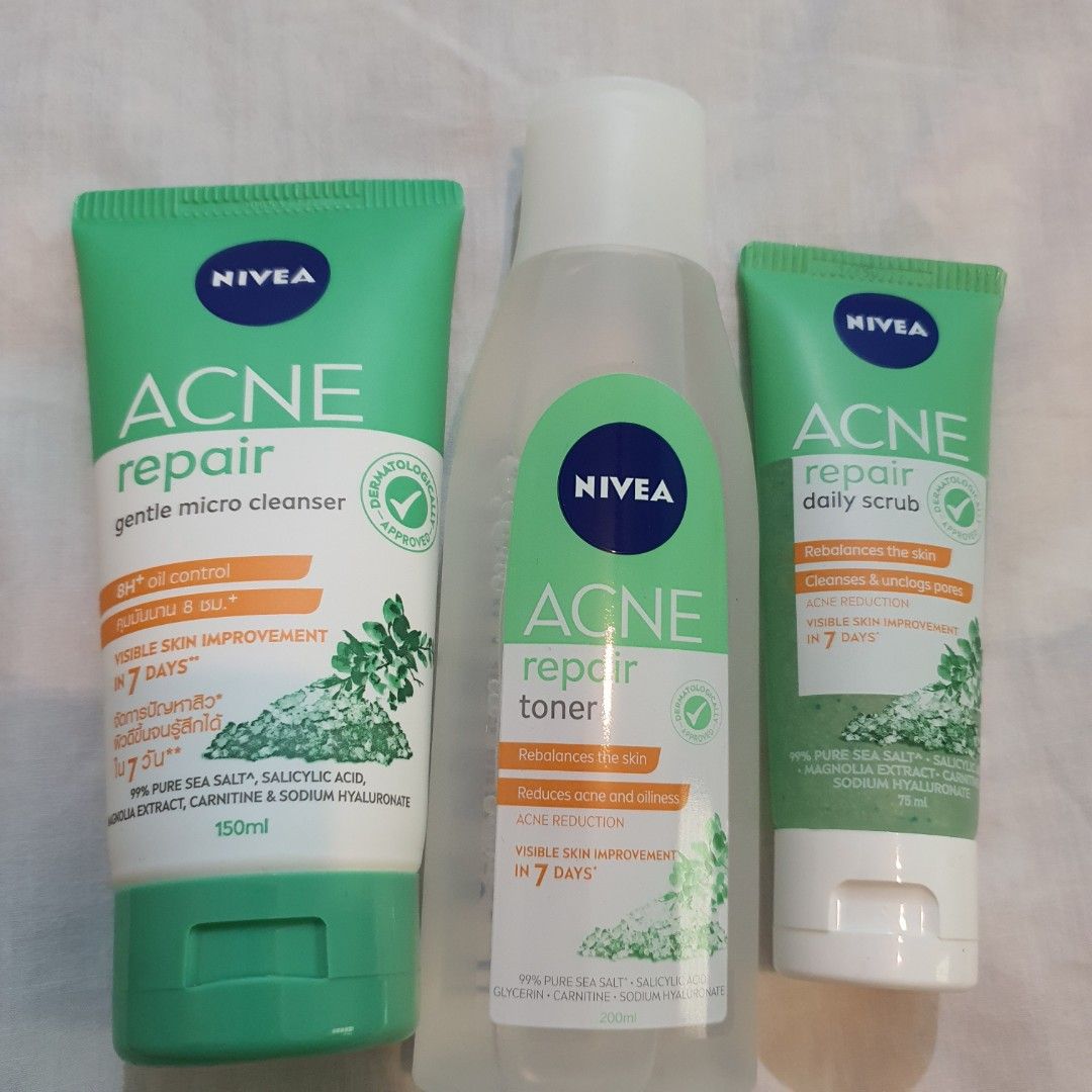 Nivea Acne Repair, Beauty & Personal Care, Face, Face Care on Carousell