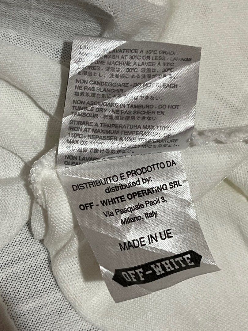 OFF WHITE CARAVAGGIO Men s Fashion Tops Sets Tshirts Polo