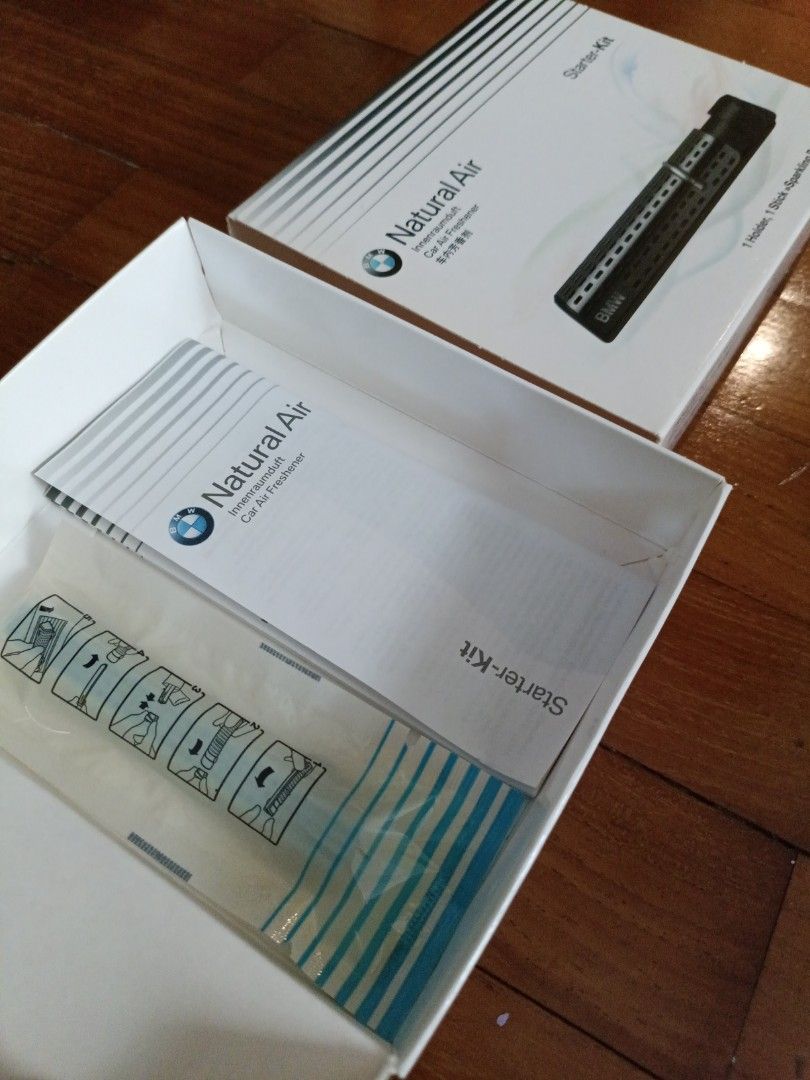 BMW Natural Air Car Air Freshener Sparking Raindrops, Car Accessories