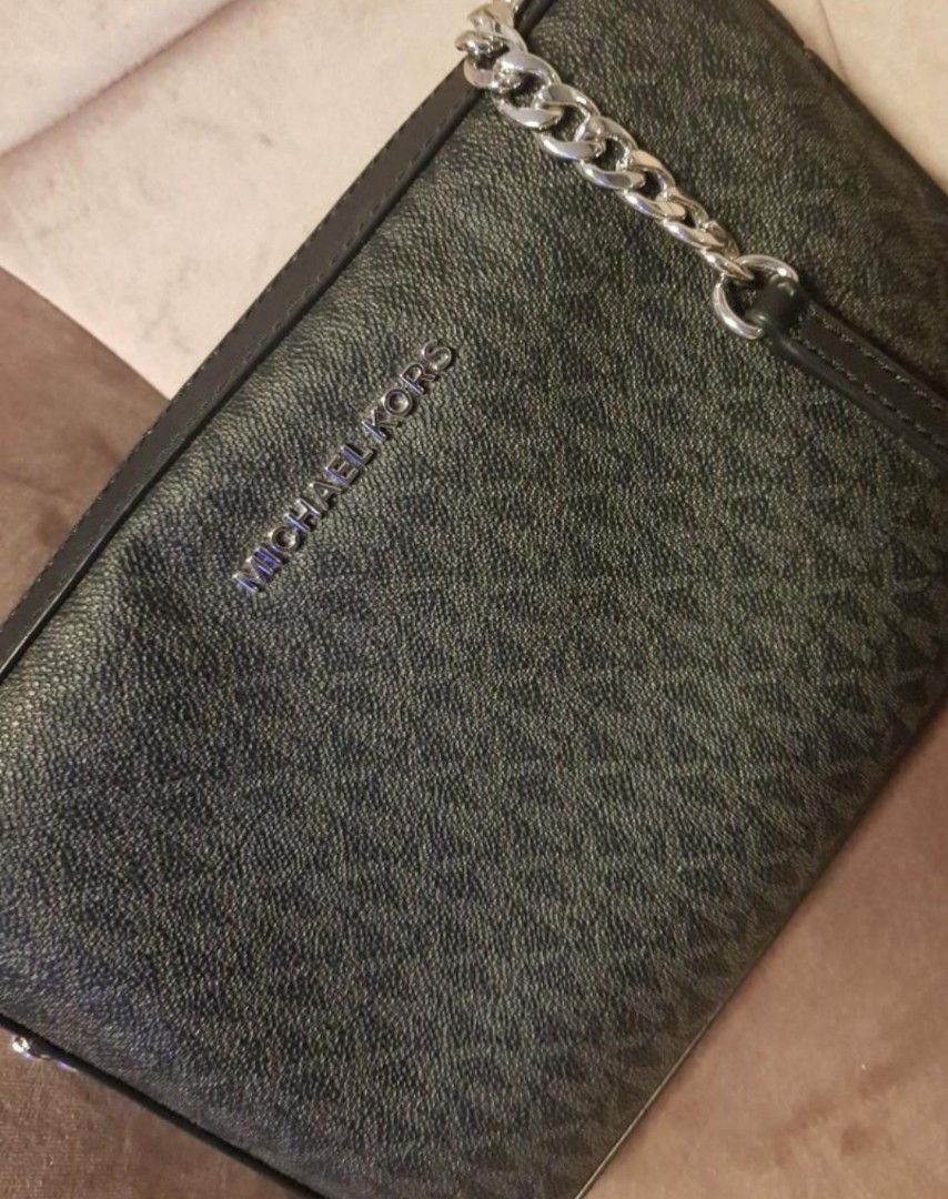 Original Michael Kors Black Crossbody Bag MK, Women's Fashion, Bags