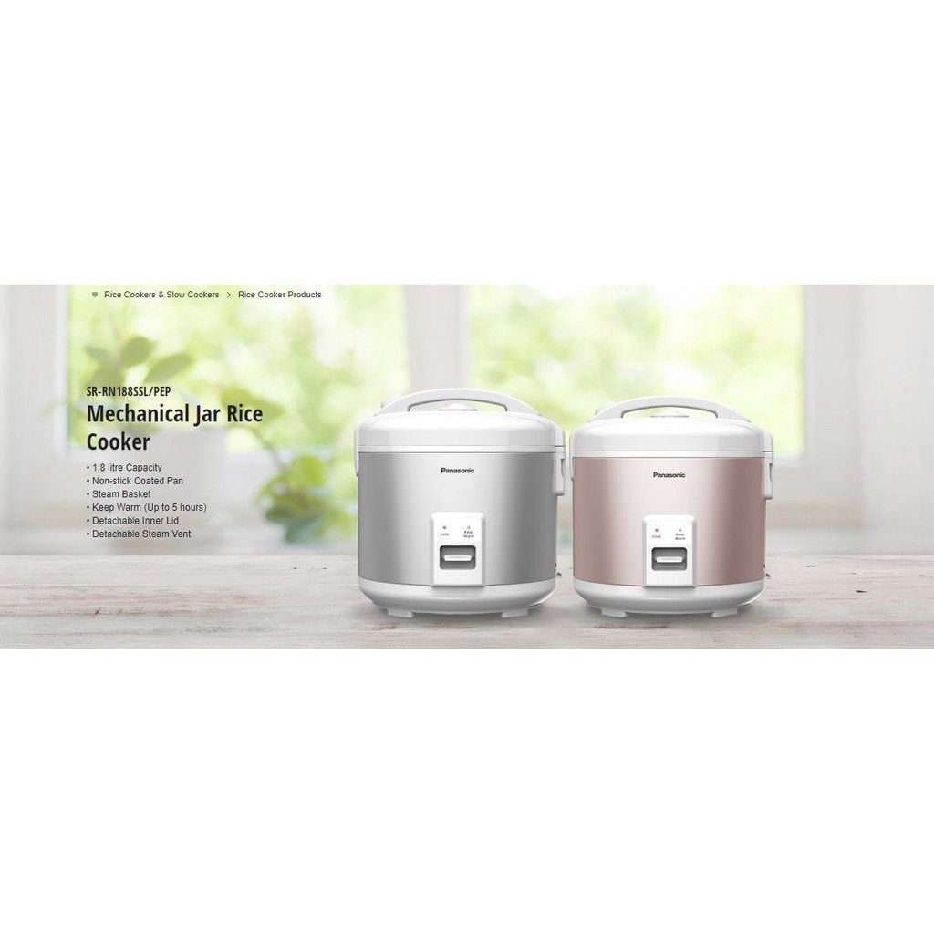 Panasonic Rice Cooker 1.8 litre, TV & Home Appliances, Kitchen Appliances, Cookers on Carousell