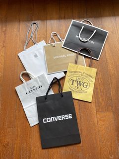 Paper bags with brands
