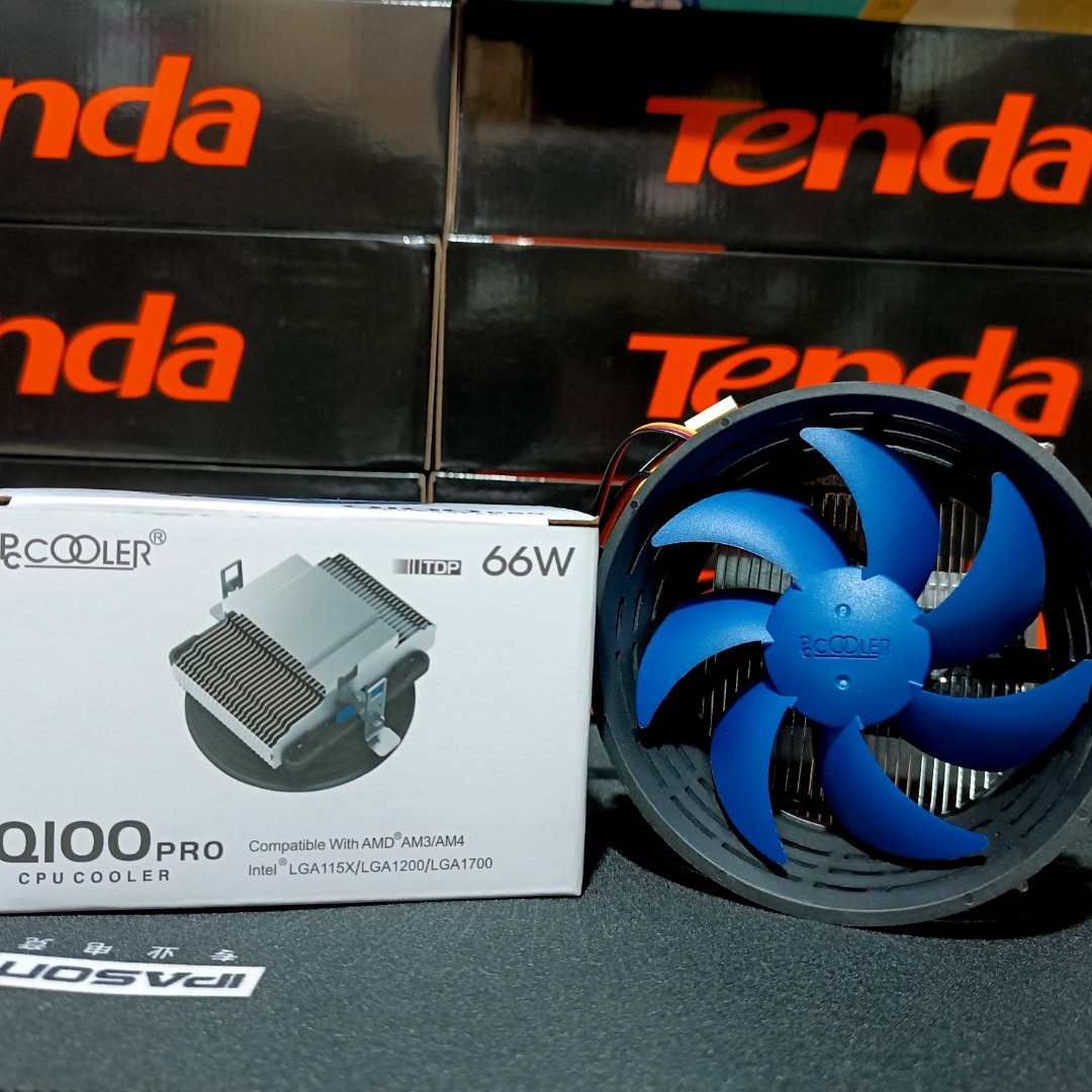 PC Cooler CPU Cooling Fan Q100V2, Computers & Tech, Parts & Accessories