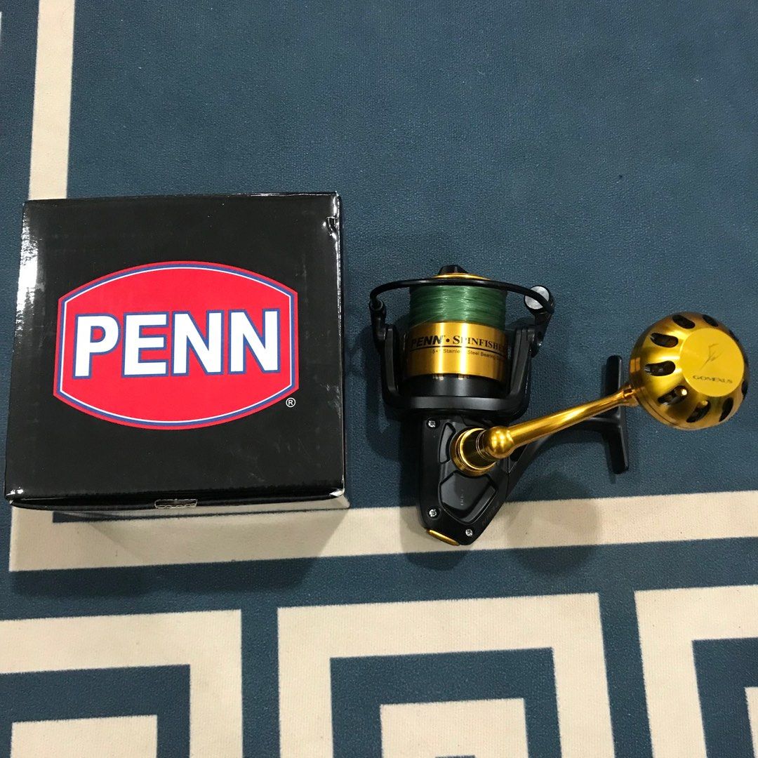 Penn Spinfisher V 4500 with Gomexus Knob, Sports Equipment, Fishing on  Carousell