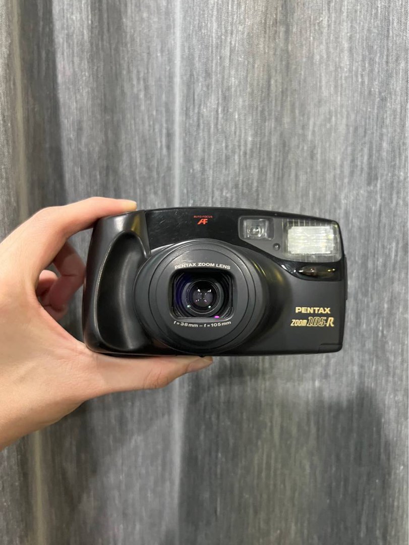 Pentax Zoom 105r film camera, Photography, Cameras on Carousell