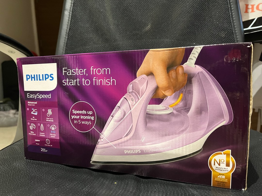 Philips EasySpeed Steam Iron TV Home Appliances Irons Steamers On philips-easyspeed-steam-iron-tv-home-appliances-irons-steamers-on