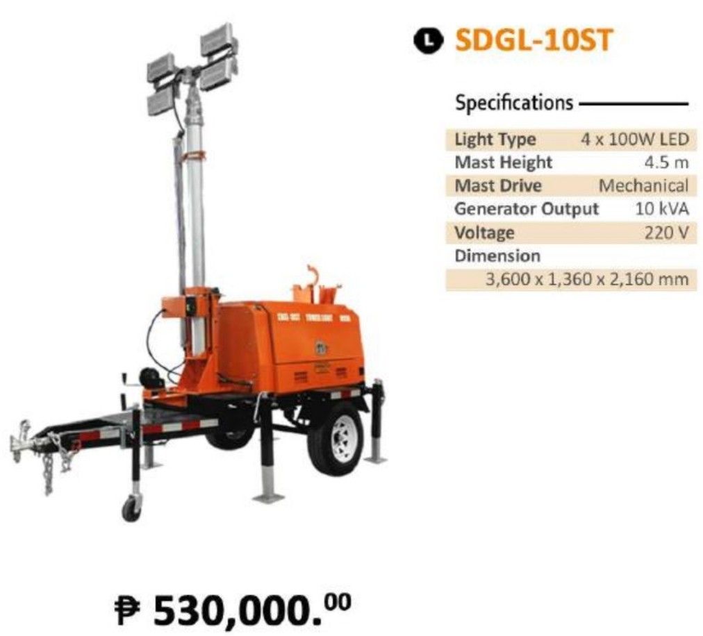 Portable Tower Light, Commercial & Industrial, Construction Tools